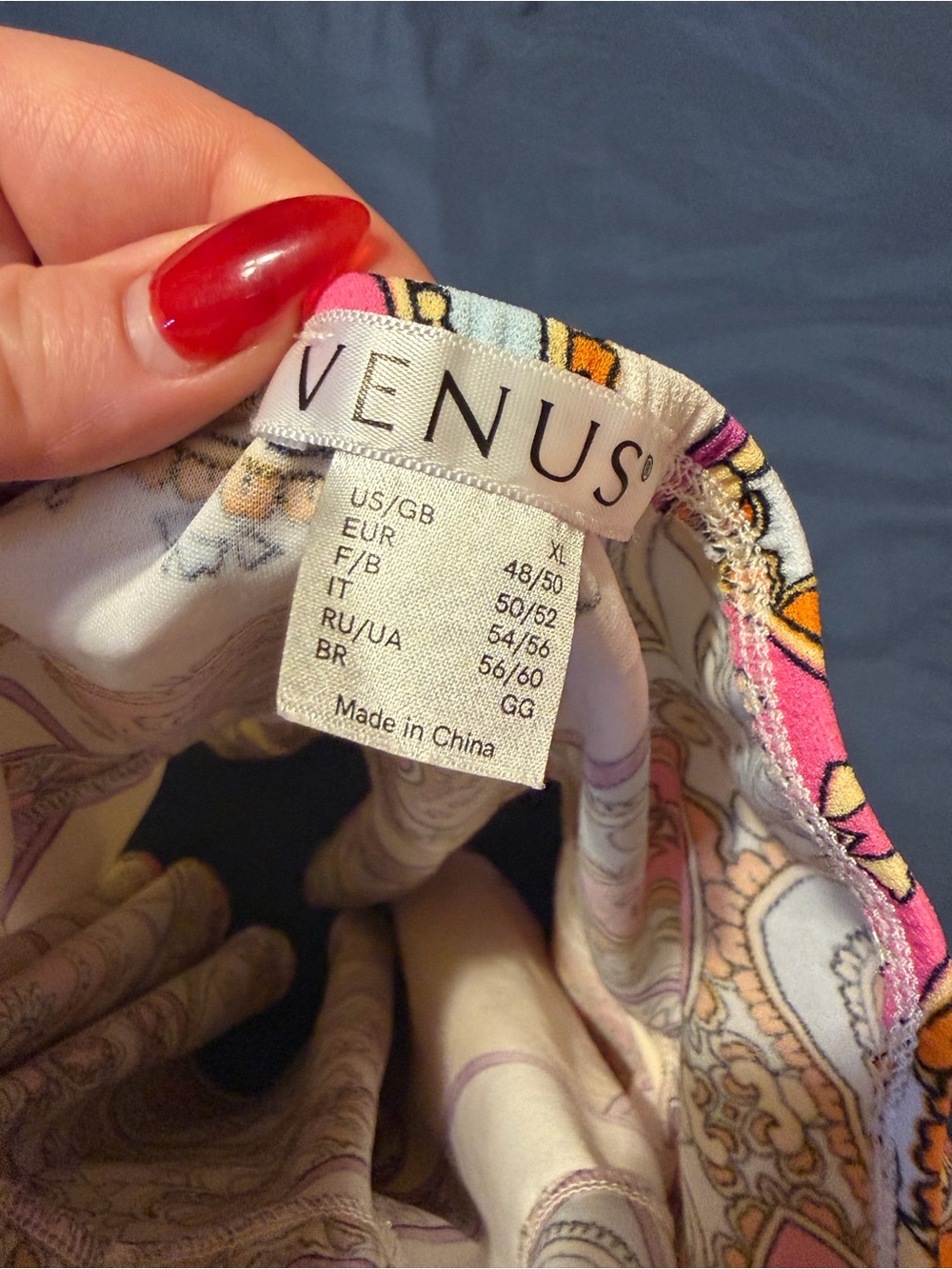 VENUS Yellow, Pink & White Printed V-Neck Peplum Tunic - Picture 4 of 4